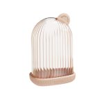 Săpunieră de Călătorie  cu Capac și Scurgere, Roz, 12.6×6.1×8.4 cm - Image 4