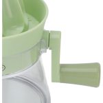 Storcător de Citrice Manual, Rezistent, Ușor de Folosit și Depozitat, Durabil, Calitativ, 16.5x13 cm, Transparent/Verde - Image 7