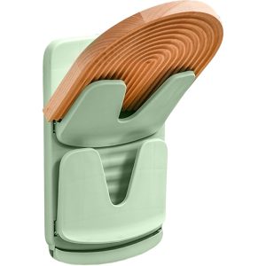 Suport de Bucătărie pentru Capace și Tocătoare, cu Colectare Apă, Fără Perforare, 33.3 x 20.7 x 3.5 cm, Verde