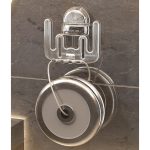 Suport Dublu Transparent pentru Pahar și Periuță – Plastic, 11 x 11.5 cm - Image 2