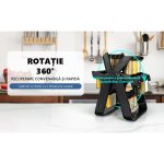 Suport Condimente Rotativ 360° 34x23 cm, Negru - Image 6