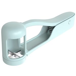 Taietor Manual Struguri  Plastic & Otel, 16.5x5.5 cm, Albastru