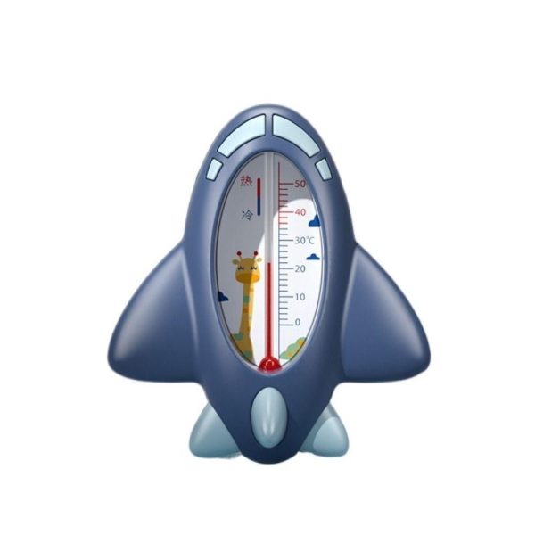 Termometru de Baie , Plutitor, Model Avion ,Albastru , 11×10×4 cm