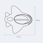 Termometru de Baie , Plutitor, Model Avion, Roz, 11×10×4 cm - Image 3