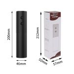 Tirbușon Electric Deschizător Sticle de Vin – Încărcare USB, 20 x 4.6 cm, Negru - Image 5